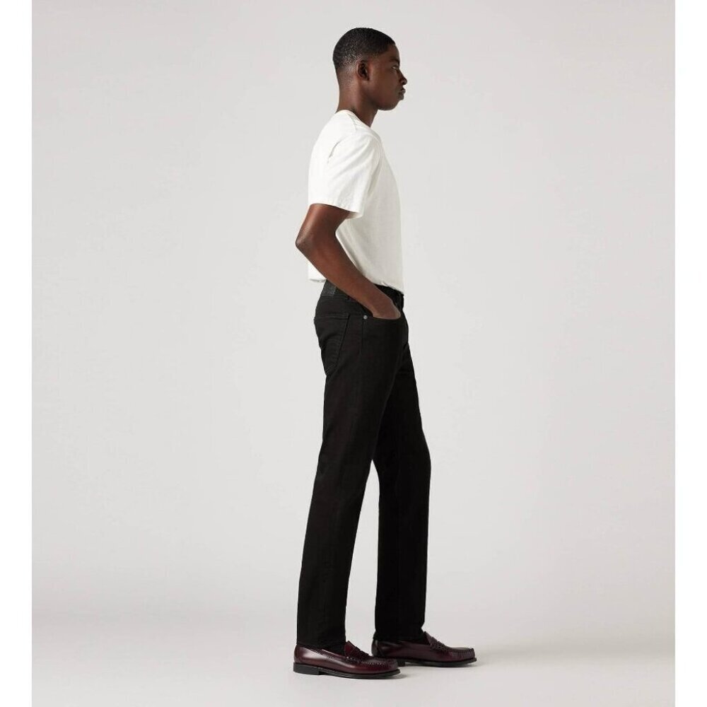 Levi's Men's 502 Taper Jeans Nightshine Black | w33 L30 - Picture 8 of 9
